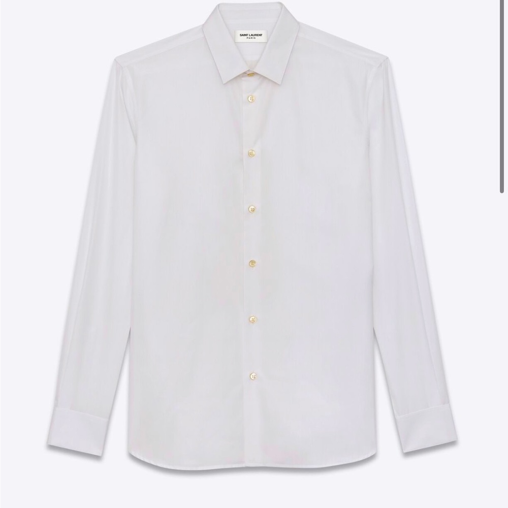 Saint Laurent white button down
